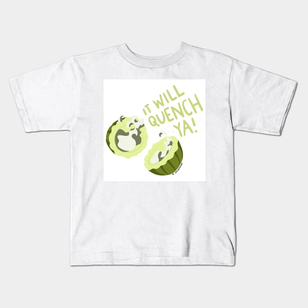 Drink Cactus Juice Avatar the Last Airbender Quote Kids T-Shirt by jacqstoned